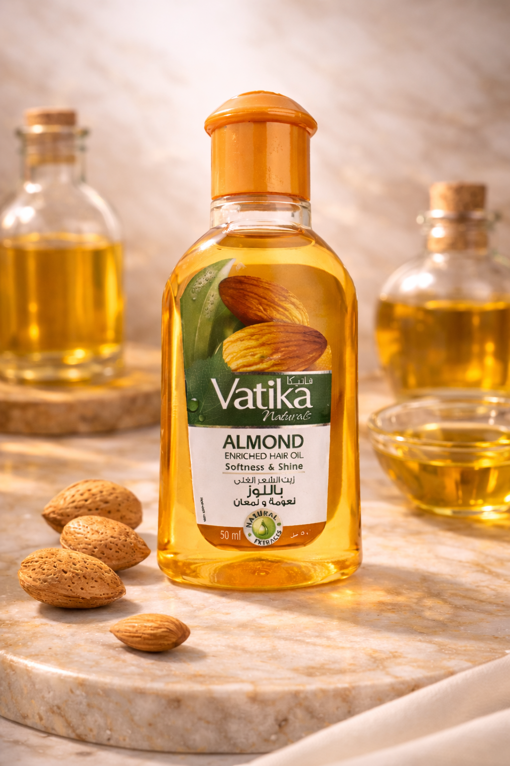 VATIKA AMANDE – Soin Nourrissant et Fortifiant pour Cheveux